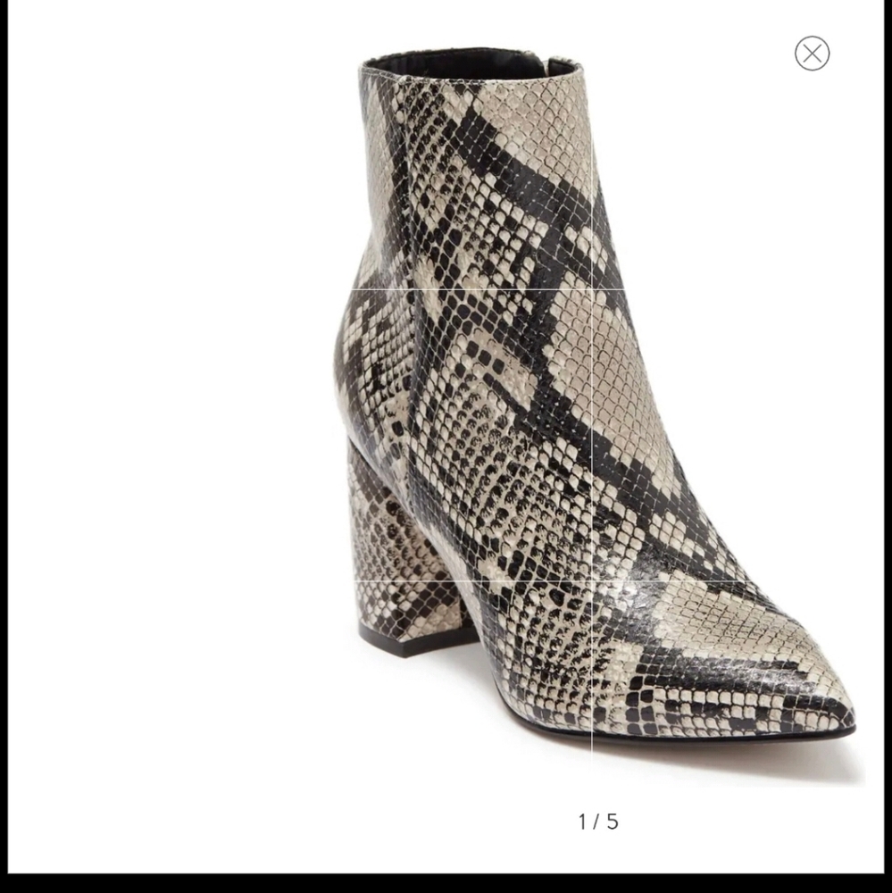 Marc Fisher Snake Skin Boots